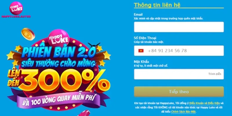 Có nhiều hình thức liên hệ tại Happyluke